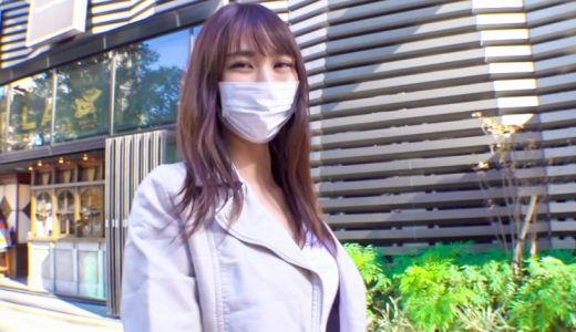 【初撮り素人】純白のワンピース、笑顔が素敵な清楚系美人OLとゴムなし生中出しSEX