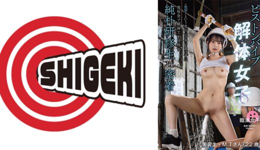 ピストンバイブ解体女子 実習 という名のシゴキにもめげずに男社会で解体工を目指す純朴研修生に密着